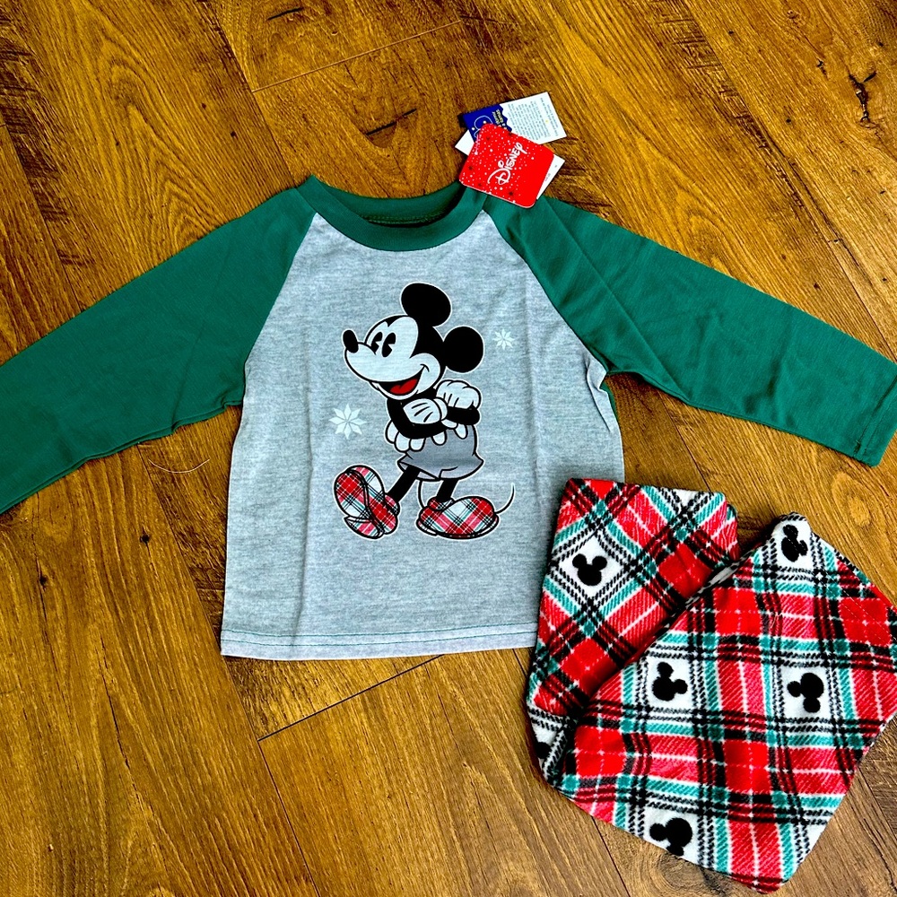 Mickey Mouse Christmas Fleece Pajamas